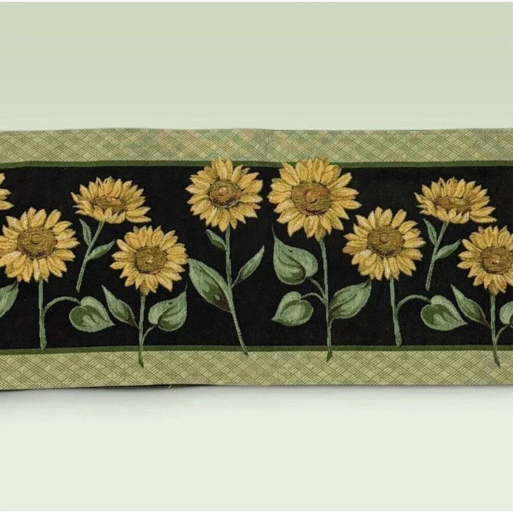 Unbranded Sunflower Tapestry Table Runner 70x13 Farmhouse Decor